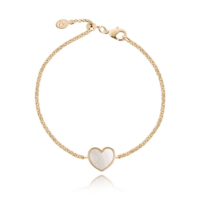 Shona Shell Heart Bracelet