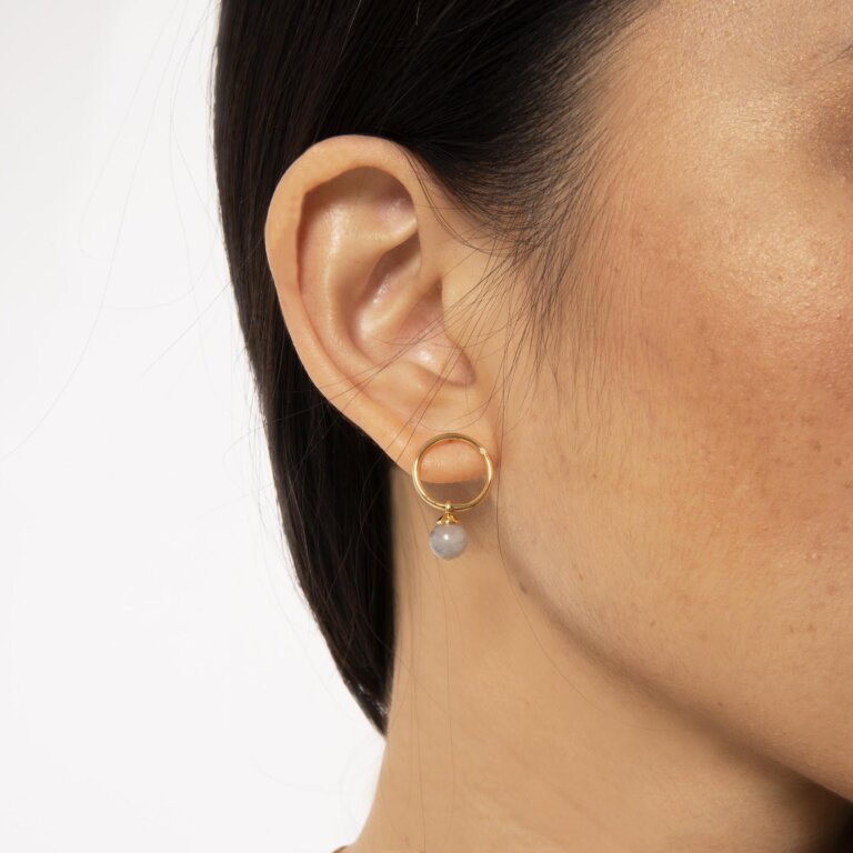 Signature Stones Earrings Gold | Friendship