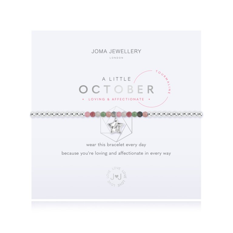 'October' A Little Birthstone Bracelet