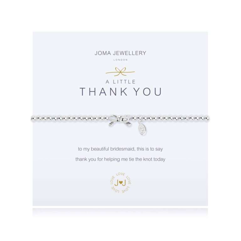 A Little 'Thank You' Bridesmaid Bracelet 
