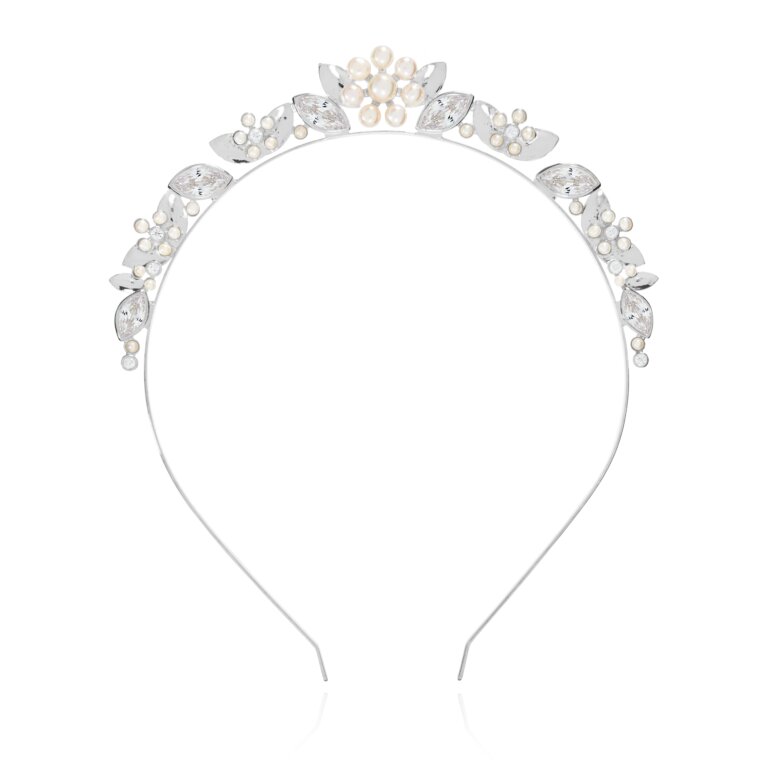 'Happy Ever After' Pearl And Flower Hair Band