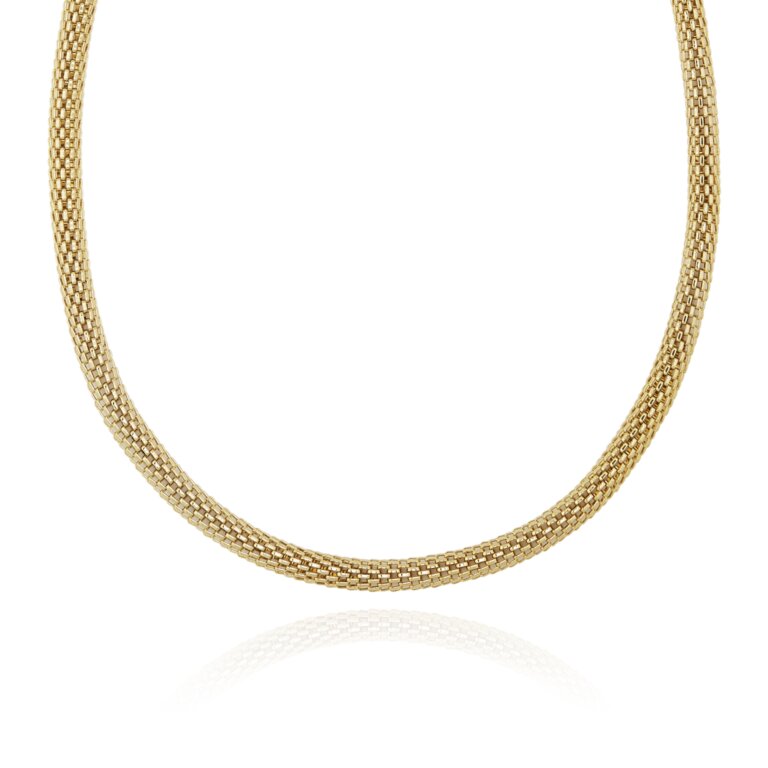 Halo Venetian Chain Gold Necklace