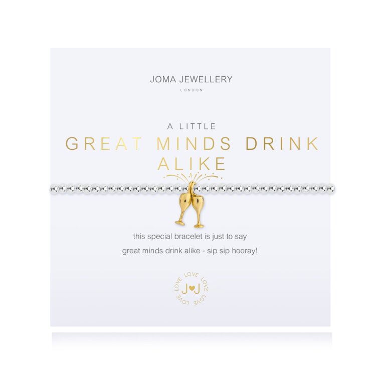 A Little 'Great Minds Drink Alike' Bracelet