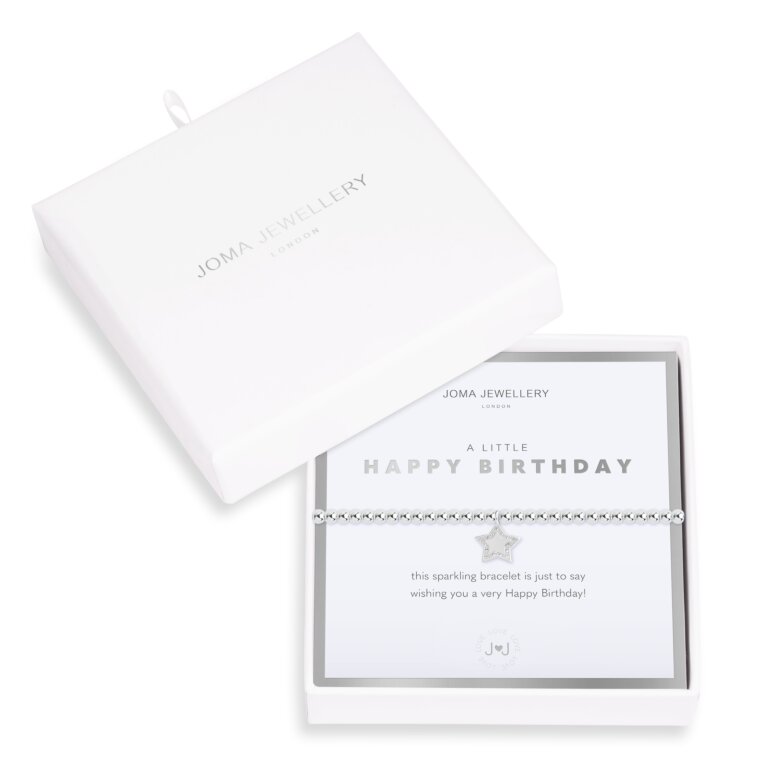 Beautifully Boxed A Little 'Happy Birthday' Star Bracelet