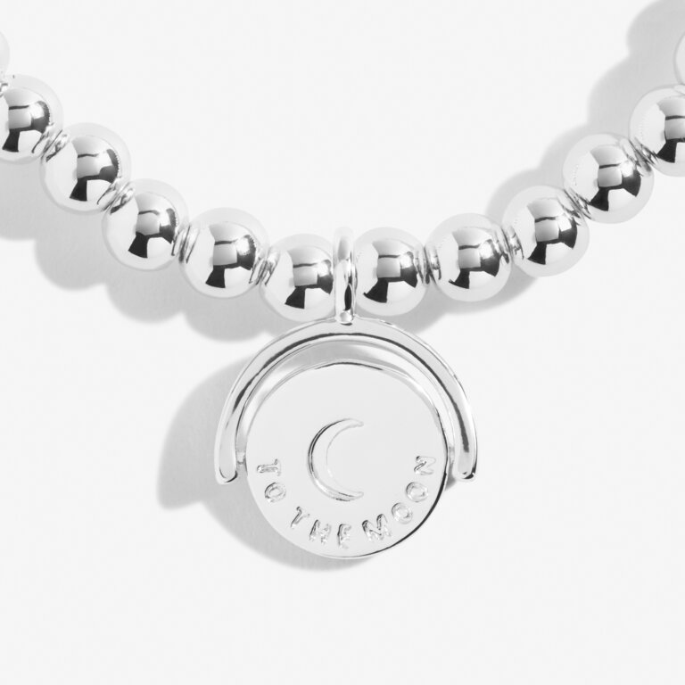 Spinning A Little 'Love You To The Moon And Back' Bracelet