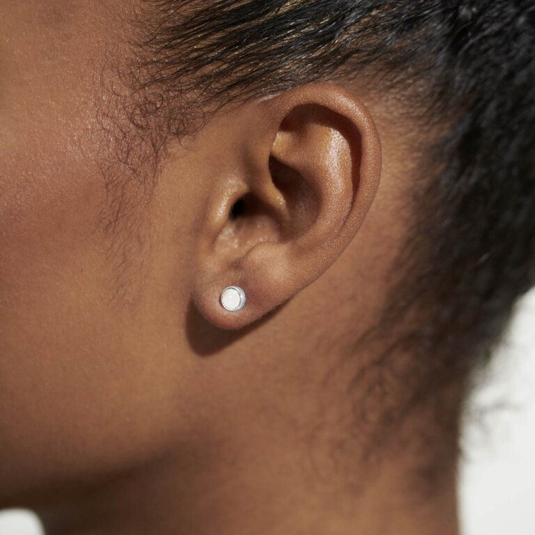 April 'Rock Crystal' Birthstone Boxed Earrings