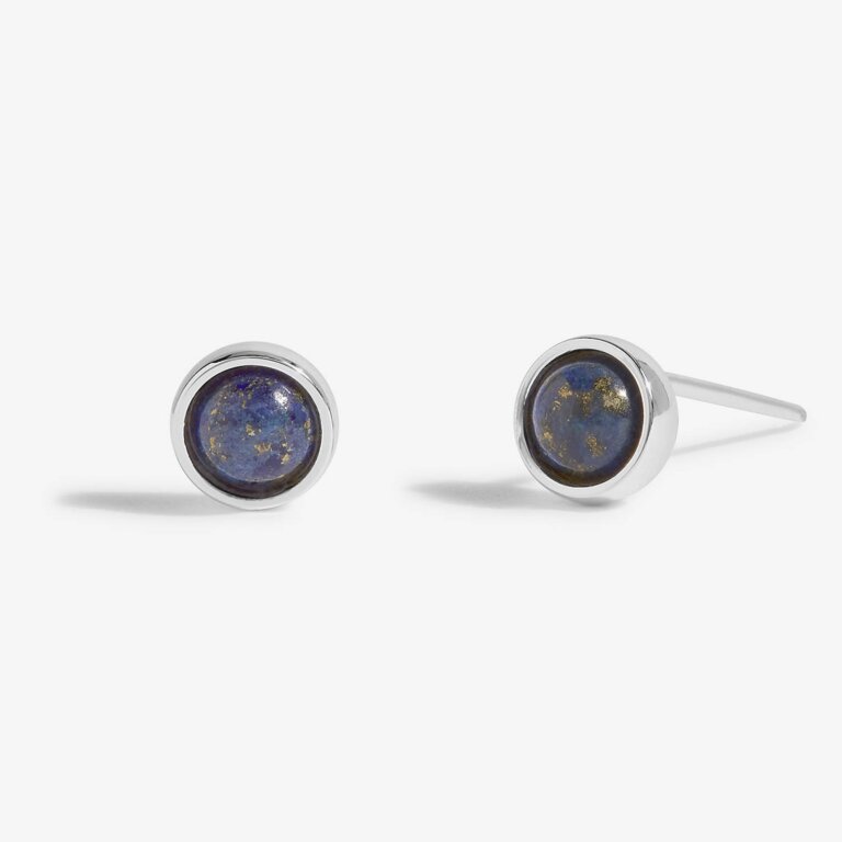 September 'Lapis Lazuli' Birthstone Boxed Earrings