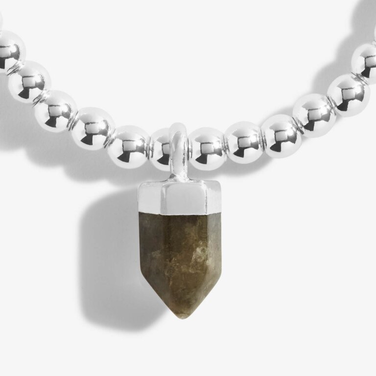 Affirmation Crystal A Little 'Wisdom' Labradorite Bracelet