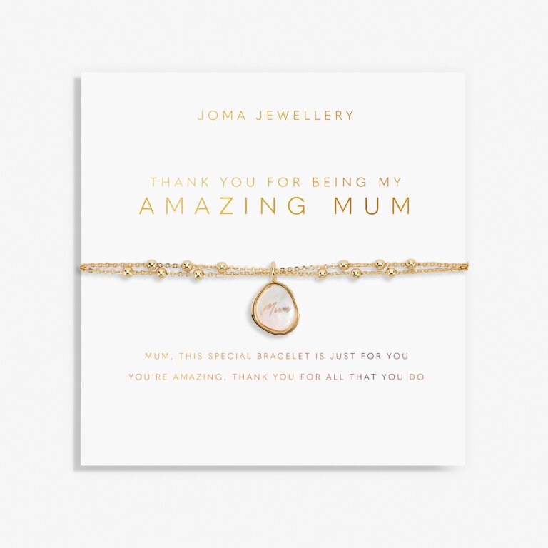 My Moments 'Thank You For Being My Amazing Mum' Bracelet