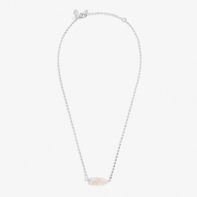 Lumi Pearl Silver Necklace