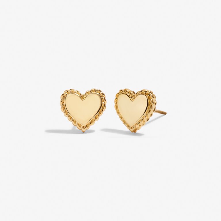 Beautifully Boxed 'Heart Of Gold' Earrings