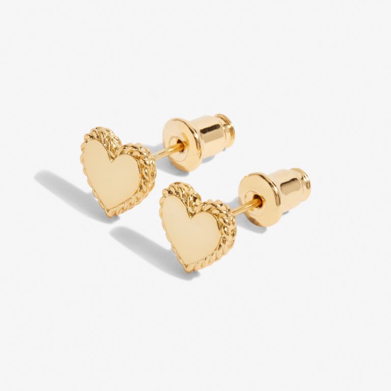 Beautifully Boxed 'Heart Of Gold' Earrings