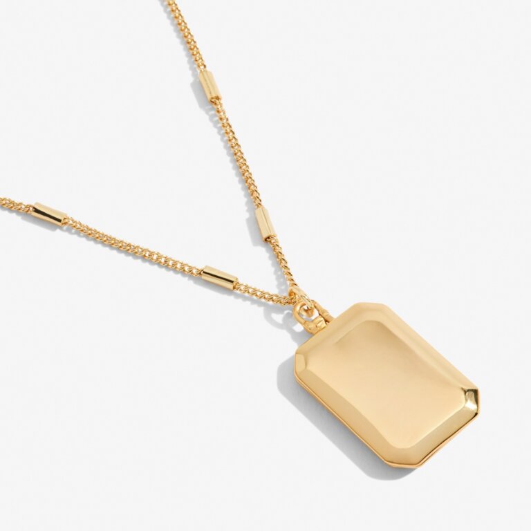 My Moments Lockets 'Follow Your Dreams' Gold Necklace