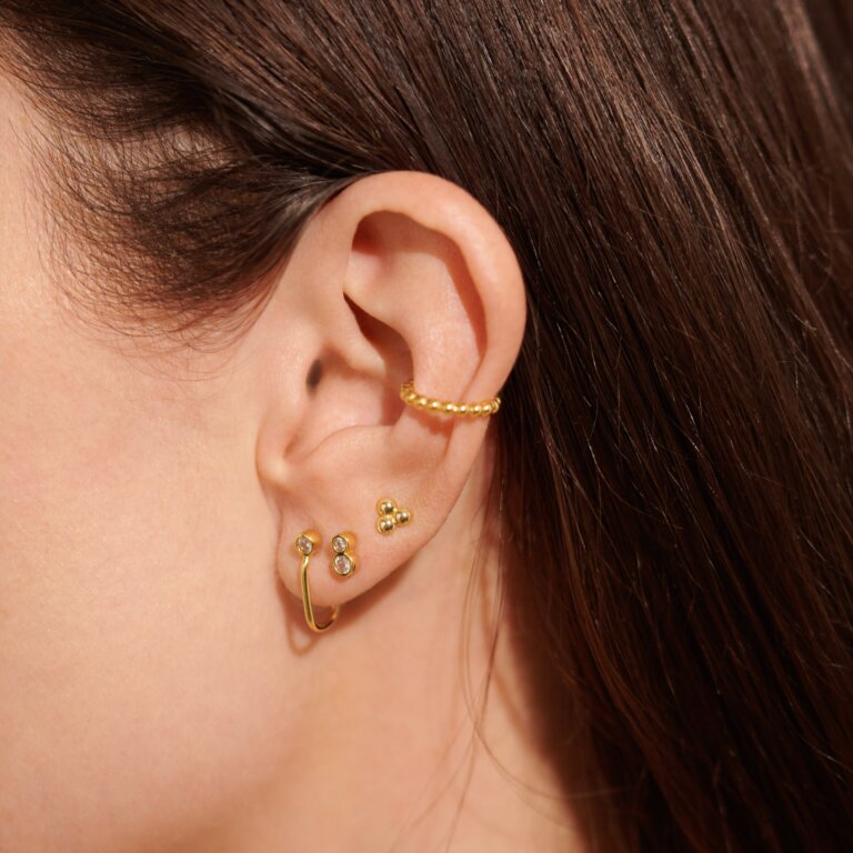 Stacks Of Style Gold Earrings Set