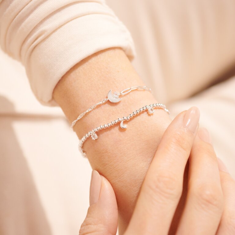 Silver Moon Star Charm Bracelet | Jewelry lookbook, Jewelry accessories  ideas, Girly jewelry