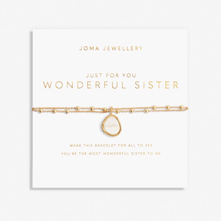 My Moments 'Just For You Wonderful Sister' Bracelet