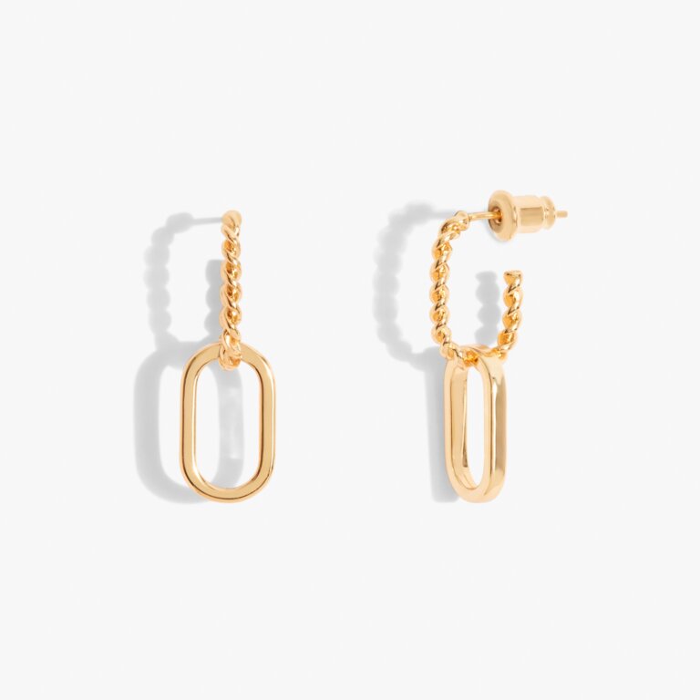 Statement Gold Rope Earrings