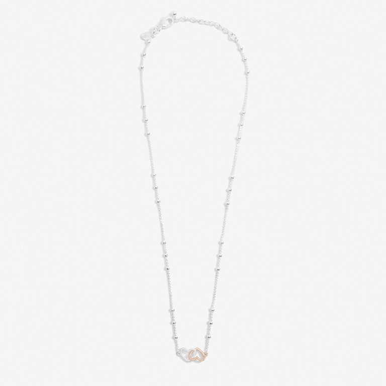 Forever Yours 'Fabulous Friend' Necklace In Silver Plating And Rose Gold Plating