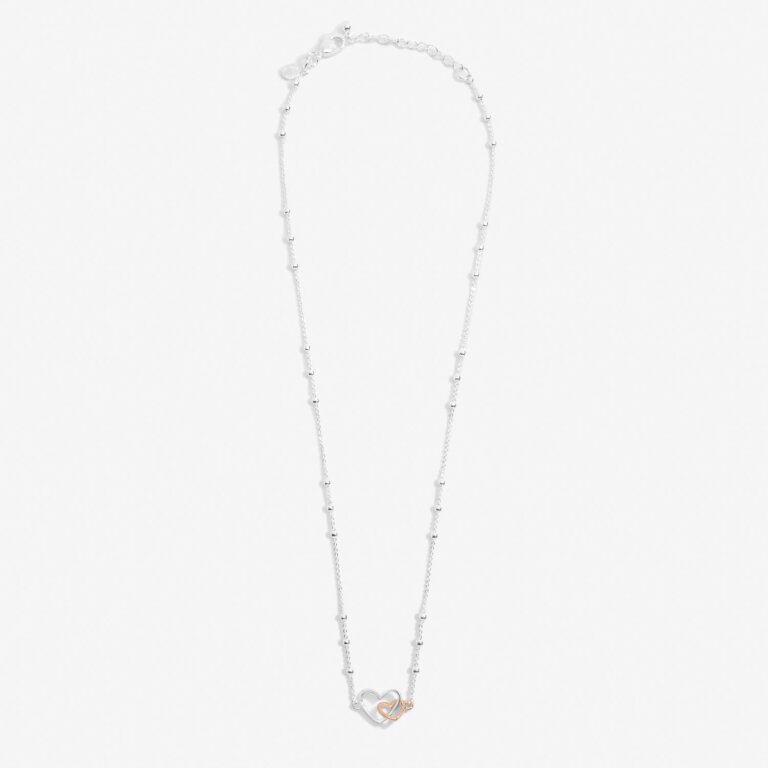 Forever Yours 'Lovely Mummy To Be' Necklace In Silver Plating And Rose Gold Plating