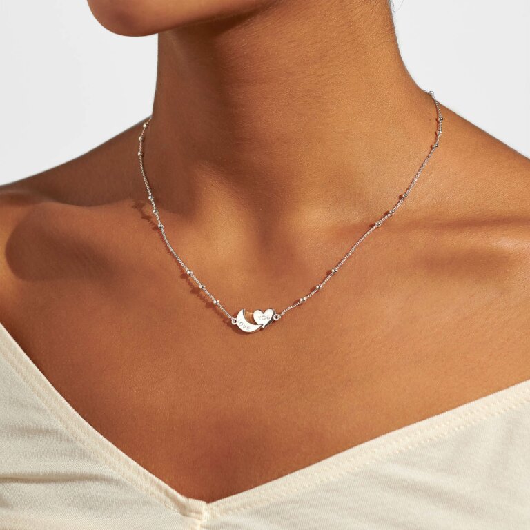 Love You To The Moon Necklace - Becoming Jewelry