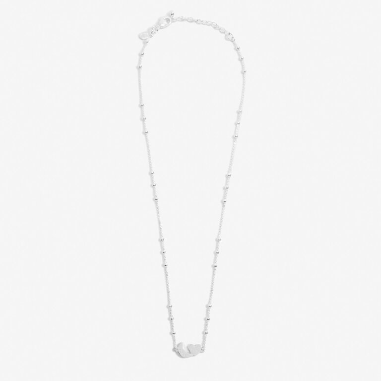 Forever Yours 'Love You To The Moon And Back' Necklace In Silver Plating