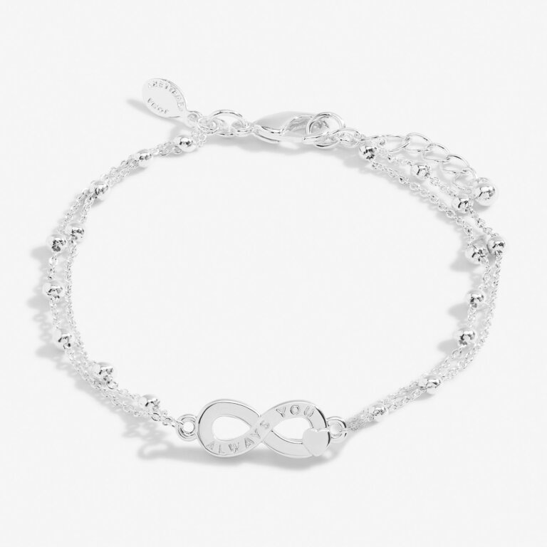 Forever Yours 'It Was Always You' Bracelet In Silver Plating