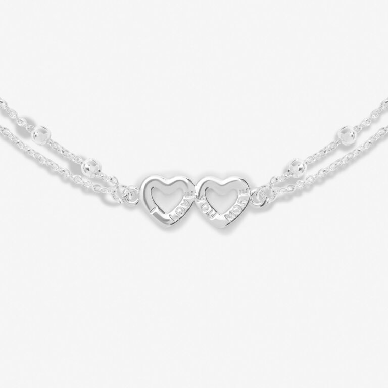 Forever Yours 'Everyday I Love You More' Bracelet In Silver Plating