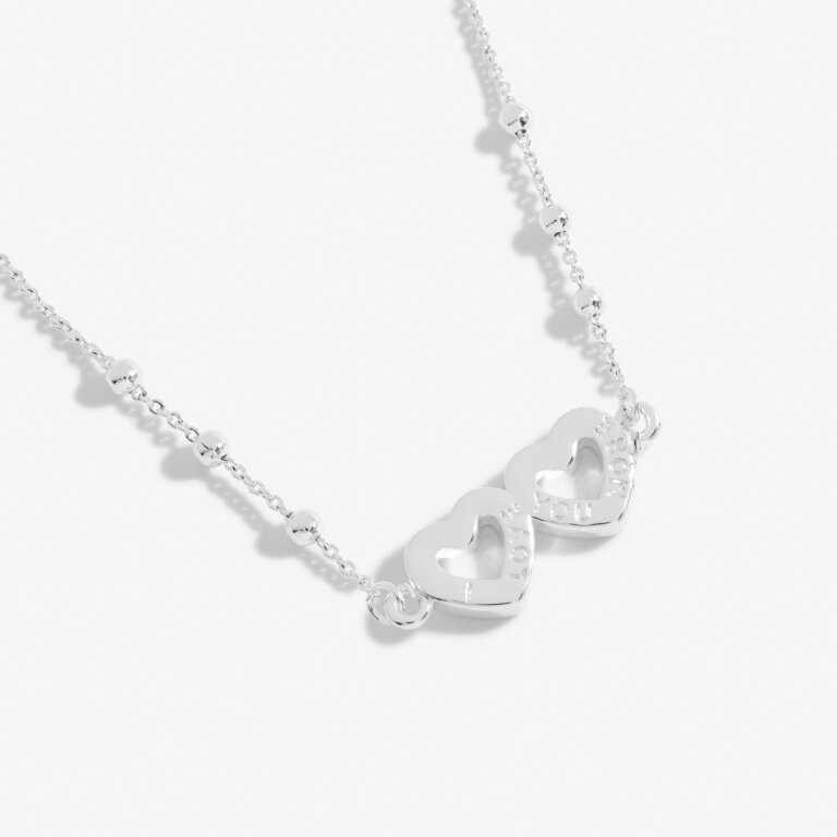 Forever Yours 'Everyday I Love You More' Necklace In Silver Plating