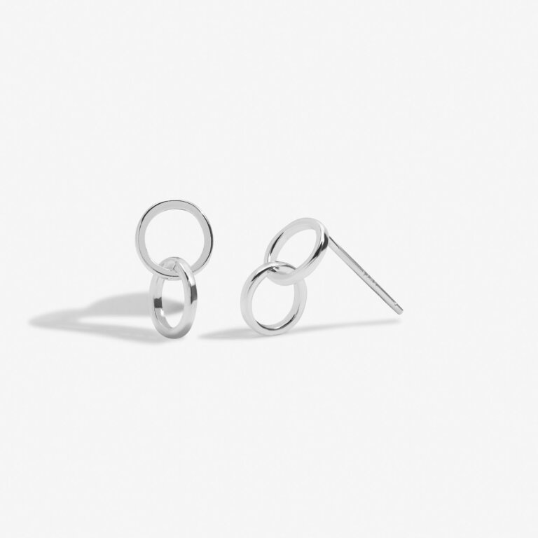 Forever Yours 'Super Sister' Earrings In Silver Plating