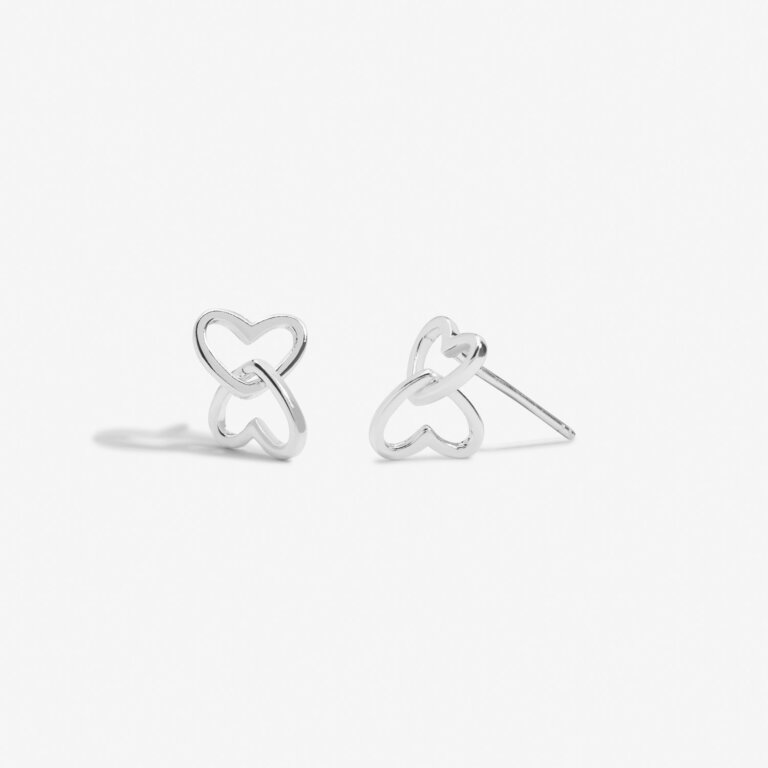 Forever Yours 'Darling Daughter' Earrings In Silver Plating