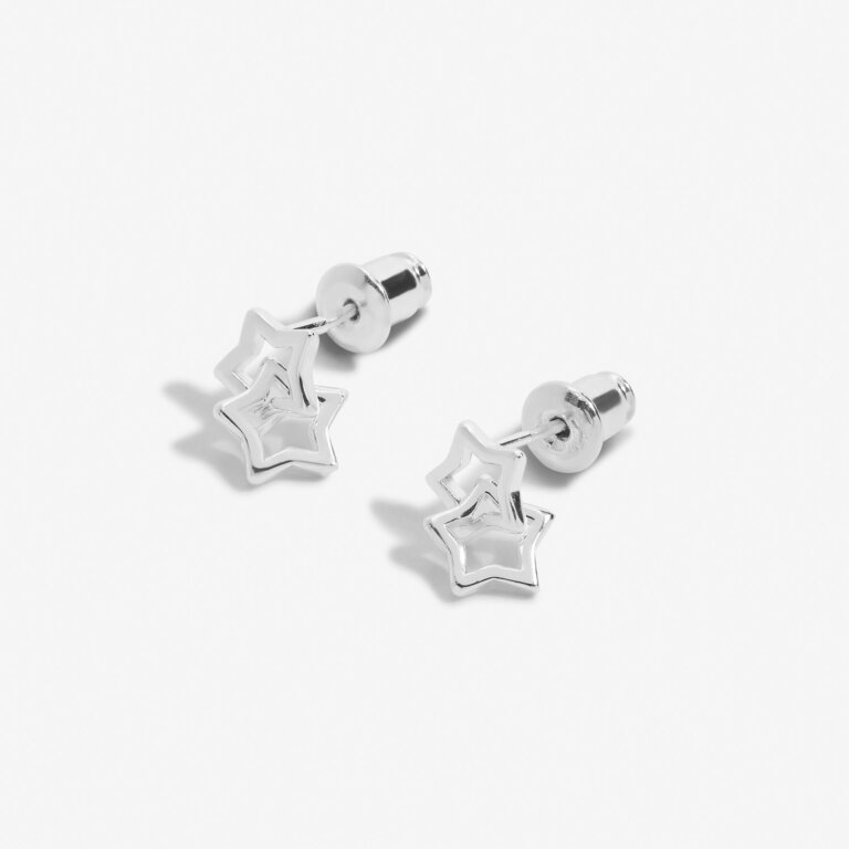 Forever Yours 'Good Luck' Earrings In Silver Plating