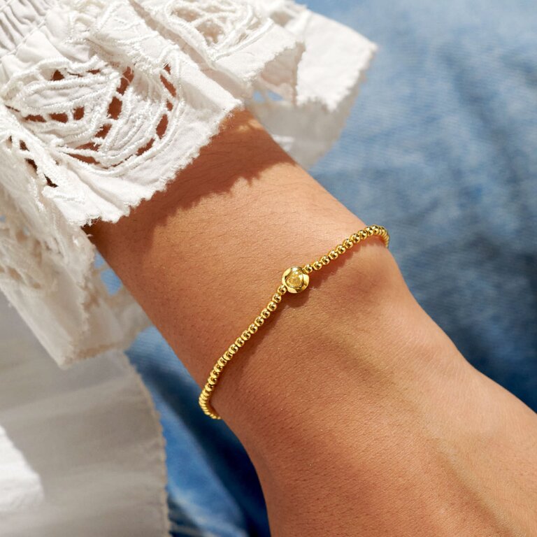Share Happiness 'Forever Proud Of You, You Will Go Far' Bracelet In Gold Plating