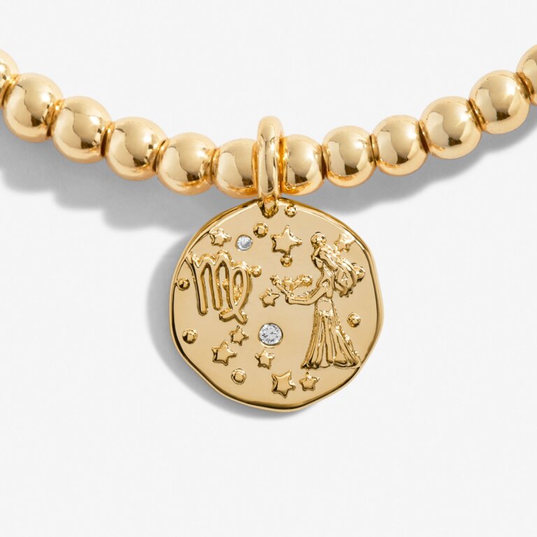 Star Sign A Little 'Virgo' Bracelet In Gold Plating