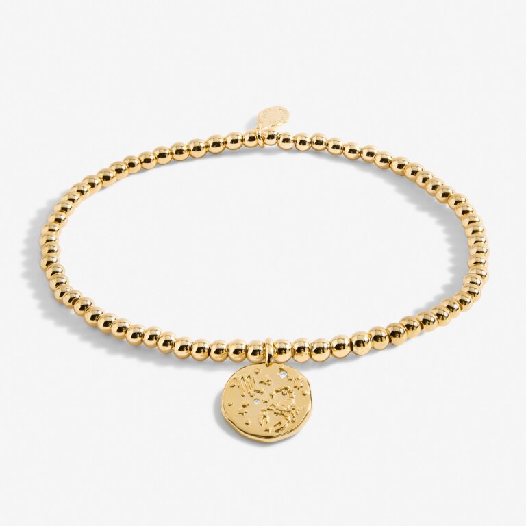 Star Sign A Little 'Scorpio' Bracelet In Gold Plating