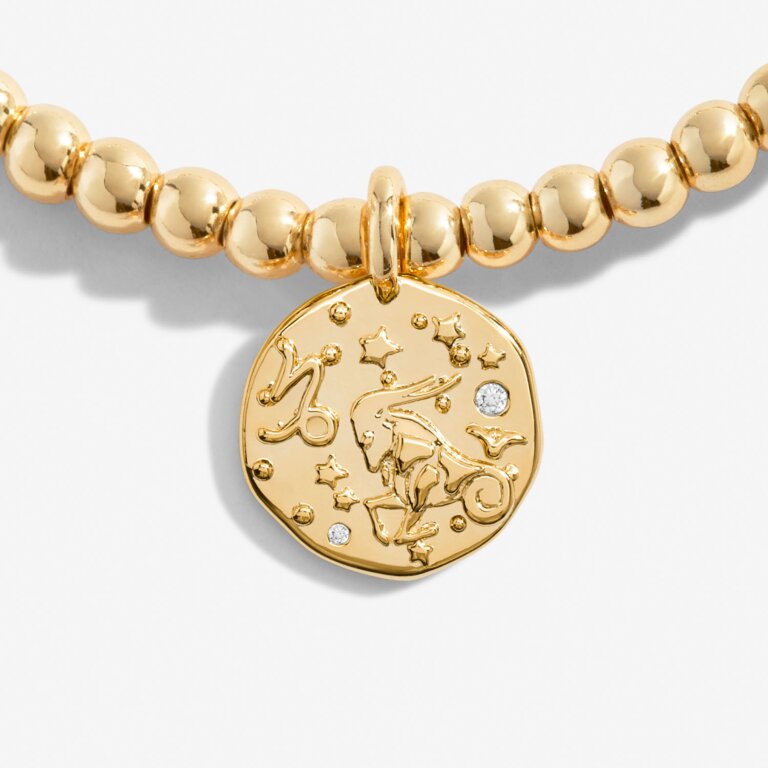 Star Sign A Little 'Capricorn' Bracelet In Gold Plating