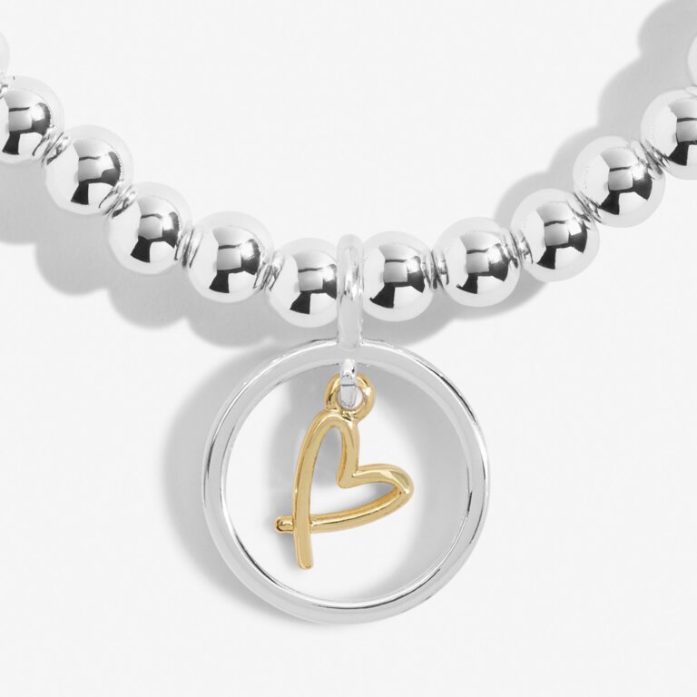Boxed A Little 'Always My Daughter Forever My Friend' Bracelet In Silver Plating And Gold Plating