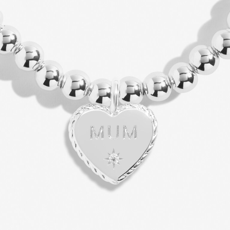 A Little 'Just For You Mum' Bracelet In Silver Plating