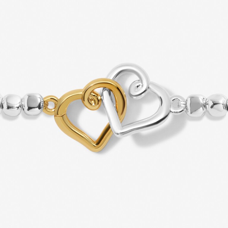 Forever Yours 'So Very Proud Of You' Bracelet In Silver Plating And Gold Plating
