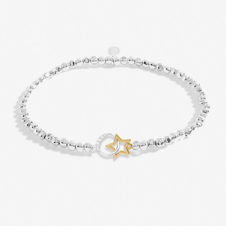 Forever Yours 'Always Dream Big' Bracelet In Silver Plating And Gold Plating