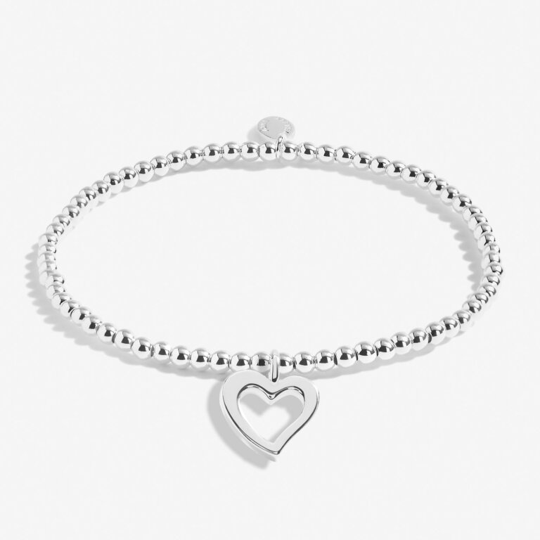 From The Heart Gift Box 'Love You Mum' Bracelet In Silver Plating