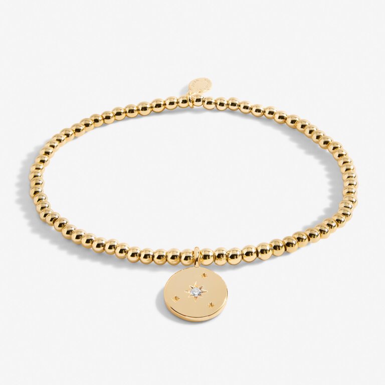 A Little 'Live In The Moment' Bracelet In Gold Plating