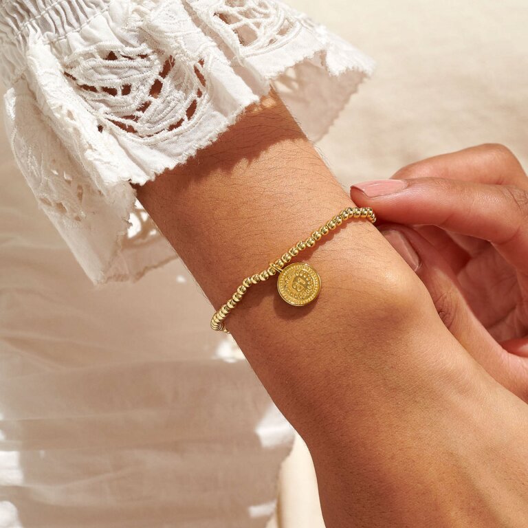 A Little '21st Birthday' Bracelet In Gold Plating