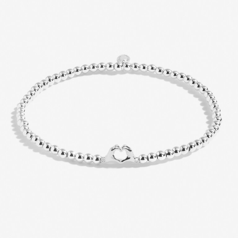A Little 'Friendship Laughter Happiness' Bracelet In Silver Plating