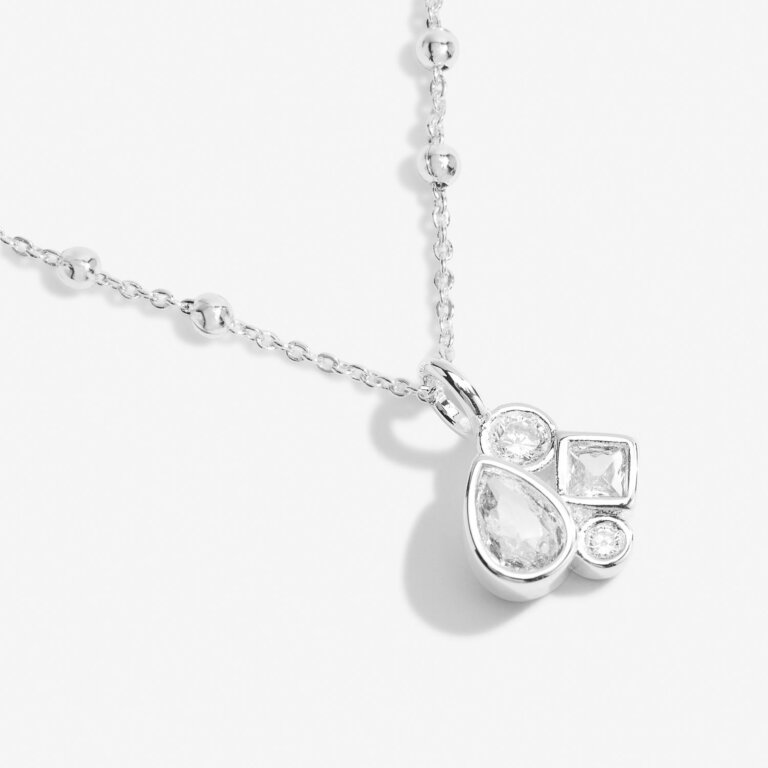 Bridal A Little 'Beautiful Bride' Necklace In Silver Plating