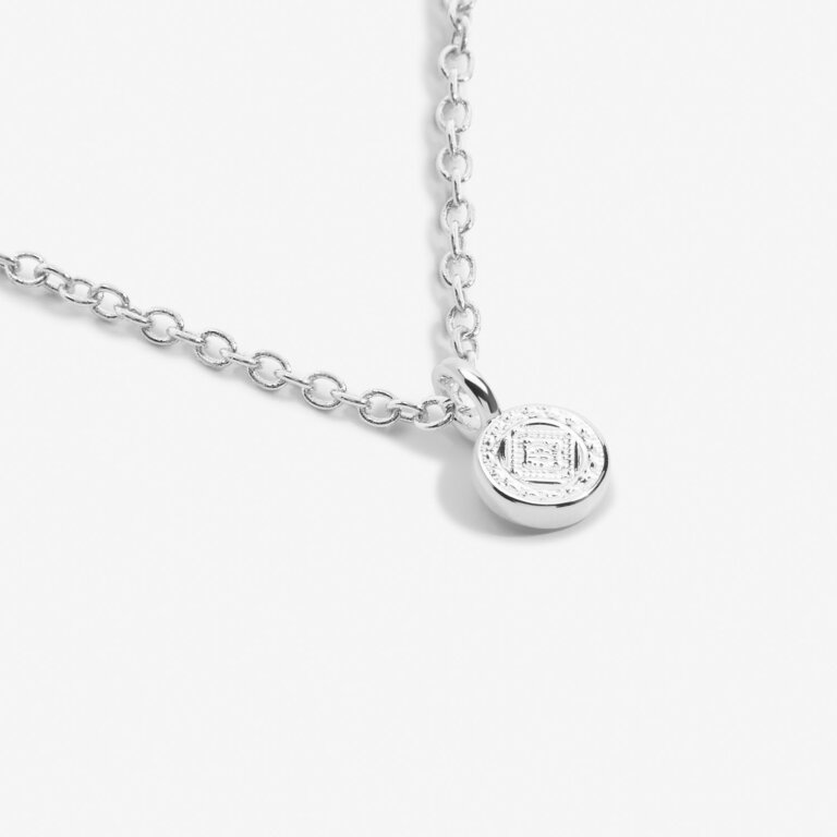 Mini Charms Coin Necklace In Silver Plating