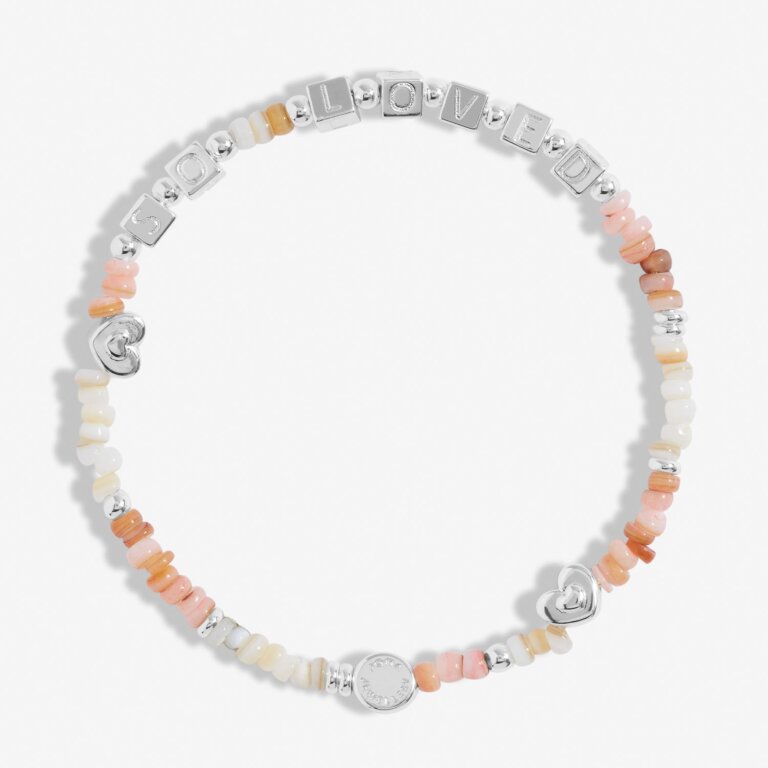 Happy Little Moments 'So Loved' Bracelet In Silver Plating