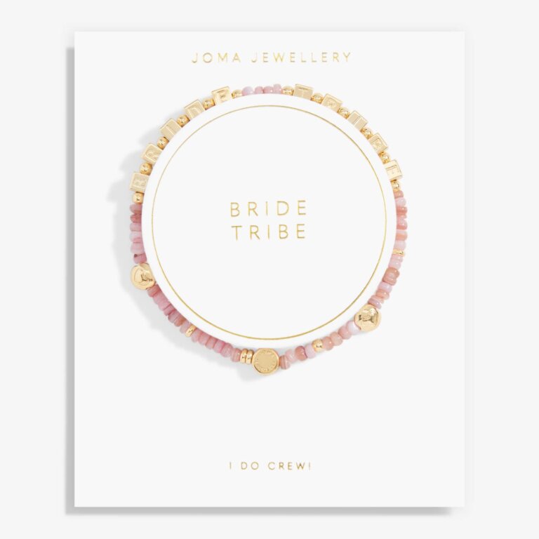 Bridal Happy Little Moments 'Bride Tribe' Bracelet In Gold Plating