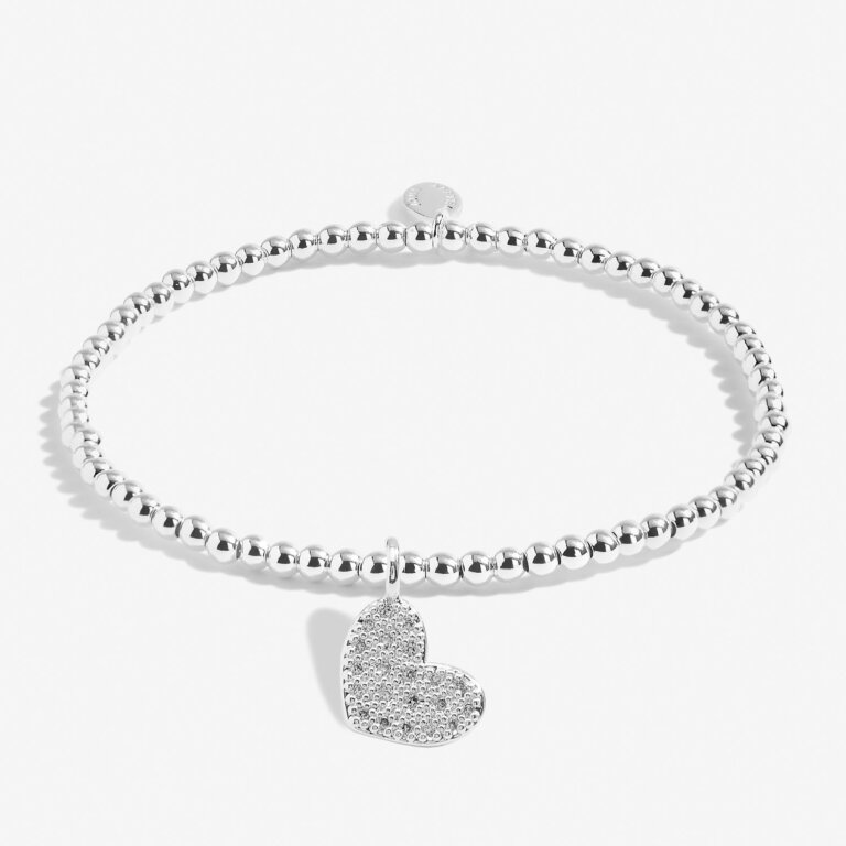Bridal From The Heart Gift Box 'Bride' Bracelet In Silver Plating