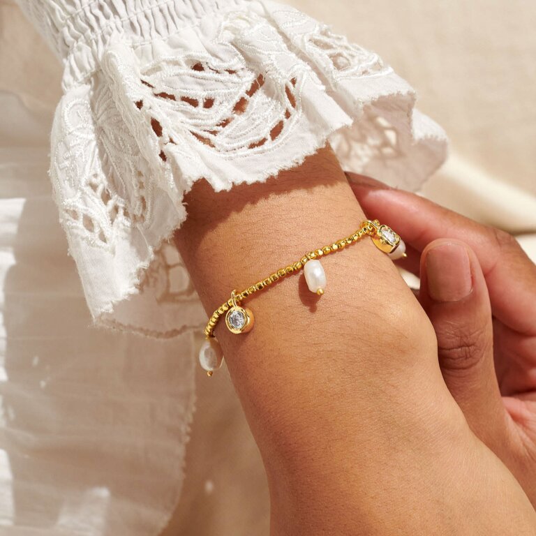Solaria Baroque Pearl Bracelet In Gold Plating
