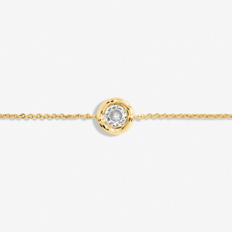 Solaria Bracelet In Cubic Zirconia And Gold Plating